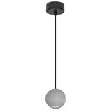 LUM. SUSP. ESFERA GRIS LED BC 4.5W 38G IP20 ILUMILEDS