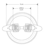 LUM TECHO EMP LED REDONDO AJUSTABLE DE 6 A 8 CM 8W 6500K IP20 ILUMILEDS