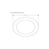 LUMINARIO TECHO LED REDONDO EMPOTRAR  BLANCO 6W BC 120  ATENUABLE TRIAC 110-130V IP54 ILUMILEDS