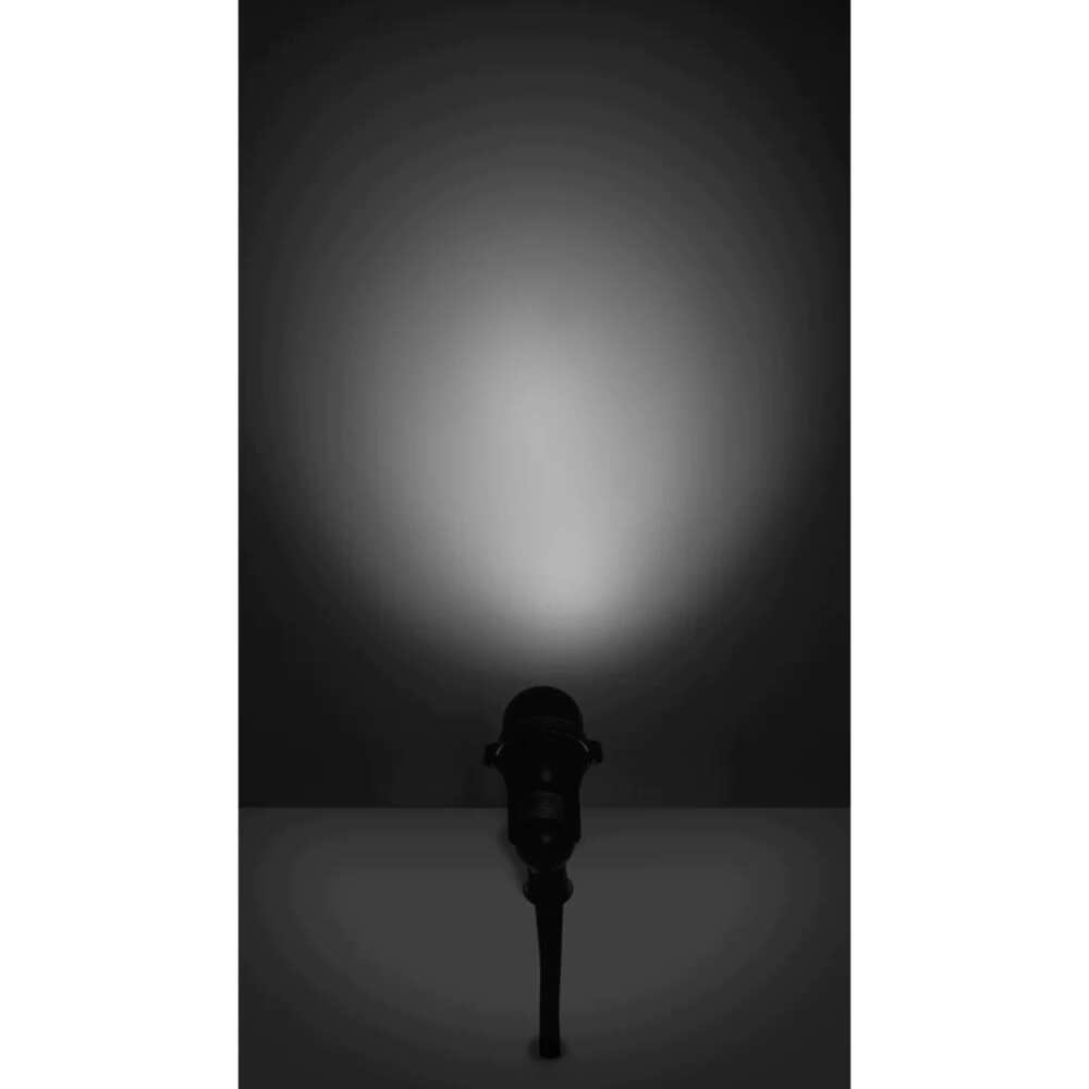 LUMINARIO DE PISO SOBREPONER LED NEGRO 7W BLANCO CALIDO 30  INCLUYE ESTACA 85-265V IP65 ILUMILEDS