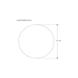 LUMINARIO DE PARED EMPOTRAR REDONDO LED BLANCO 1W BLANCO CALIDO 360 100-265V IP20 ILUMILEDS