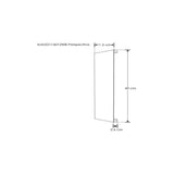 LUMINARIO DE PARED SOBREPONER RECTANGULAR LED NEGRO 12W 2700K SALIDAS DE LUZ LATERALES 100-240V IP65 ILUMILEDS ***HAE2025***