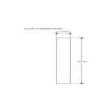 LUMINARIO DE PARED SOBREPONER RECTANGULAR LED NEGRO 2700K 20W  SALIDAS DE LUZ LATERALES 100-240V IP65 ILUMILEDS