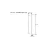 LUMINARIO DE PARED SOBREPONER RECTANGULAR LED NEGRO 2700K 20W  SALIDAS DE LUZ LATERALES 100-240V IP65 ILUMILEDS