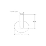 LUMINARIO DE PARED SOBREPONER DIRIGIBLE LED BLANCO 3W BLANCO CALIDO SALIDA DE LUZ DIRECTA 85-265V IP54 ILUMILEDS