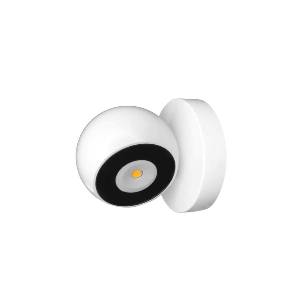 LUMINARIO DE PARED SOBREPONER DIRIGIBLE LED BLANCO 6W BLANCO CALIDO 2 SALIDAS LUZ DIRECTA 85-265V IP54 ILUMILEDS