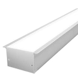 KIT PERFIL PARA TIRA EXTRAPLANA LED O TARJETAS LED CON CEJA (PERFIL RECT ALUM 2M + MICA DIFUSA 2M + KIT 2 TAPAS LAT + 2 RESORTES DE EMP IP20) ILUMILEDS