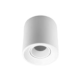 DIFUSOR PARA LAMPARA TIPO DICROICA MR16 GU10 O MODULO DE LED CUADRADO SOBREPONER DIRIGIBLE POLICARBONATO BLANCO INCLUYE CONECTOR MR16 ILUMILEDS