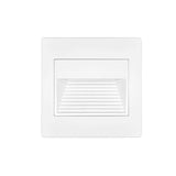 LUMINARIO PARED LED BLANCO CALIDO 1W 120G RECTANGULAR SOBREPONER BLANCO 85-265VCA PROTECCION IP65