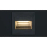 LUMINARIO PARED LED BLANCO CALIDO 1W 120G RECTANGULAR SOBREPONER BLANCO 85-265VCA PROTECCION IP65