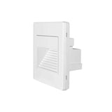 LUMINARIO PARED LED BLANCO CALIDO 1W 120G RECTANGULAR SOBREPONER BLANCO 85-265VCA PROTECCION IP65