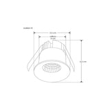 DOWNLIGHT LED 3W BCALIDO 85-265V ILUMILEDS
