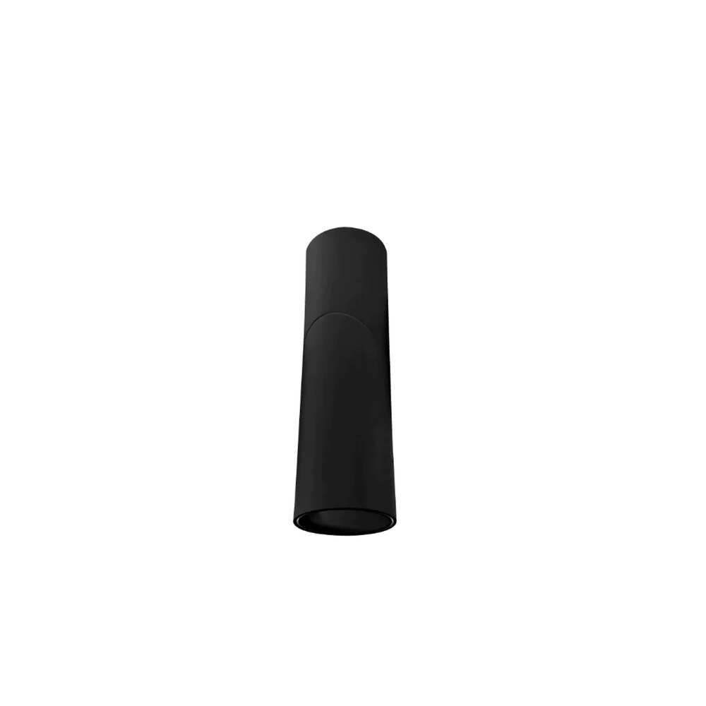 LUMINARIO P/GU10 LED REDONDO SOBREPONER DIRIGIBLE NEGRO IP20 S/LAMP ILUMILEDS