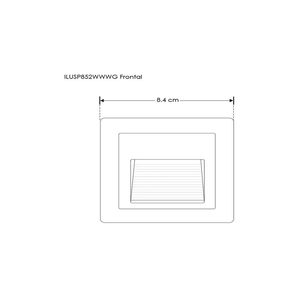 LUM.EMP.PARED LED BCALIDO 2W 85-265IP54 ILUMILEDS