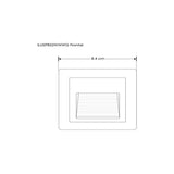 LUM.EMP.PARED LED BCALIDO 2W 85-265IP54 ILUMILEDS