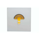 LUMINARIO DE PARED EMPOTRAR SEMICIRCULAR LED BLANCO 2.5W BLANCO CALIDO SALIDA PUNTUAL 85-265V IP20 ILUMILEDS