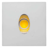 LUMINARIO DE PARED EMPOTRAR CUADRADO LED BLANCO 2.5W BLANCO CALIDO SALIDA PUNTUAL OVALADA 85-265V  IP20 ILUMILEDS