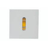 LUMINARIO DE PARED EMPOTRAR CUADRADO LED BLANCO 2.5W BLANCO CALIDO SALIDA PUNTUAL LINEAL 85-265V IP20 ILUMILEDS