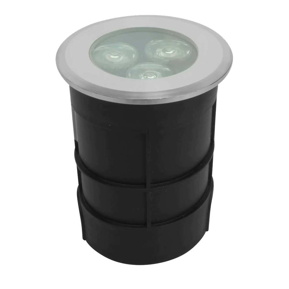LUMINARIA SUBACUATICA LED DE EMPOTRAR 9W 24V RGB 3 EN 1  IP68