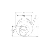 DOWNLIGHT DIR.LED 2.5W BCALIDO 85-265V ILUMILEDS