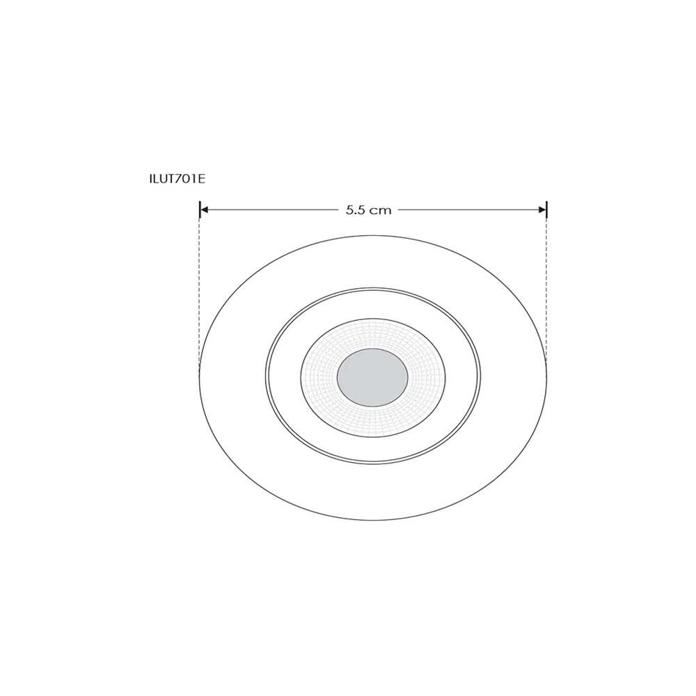 DOWNLIGHT RED DIR 3W BCALIDO 85-265V