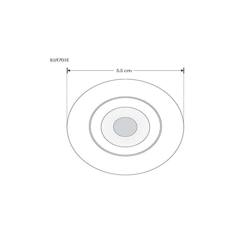 DOWNLIGHT RED DIR 3W BCALIDO 85-265V