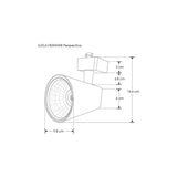LUMINARIO P/RIEL LED BLANCO 30W BN 35 85-265V IP20 ILUMILEDS