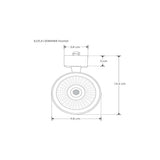 LUMINARIO P/RIEL LED BLANCO 30W BN 35 85-265V IP20 ILUMILEDS