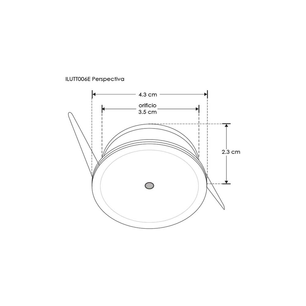 LUM. TECHO LED BCALIDO 2.5 85-265V