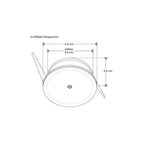 LUM. TECHO LED BCALIDO 2.5 85-265V