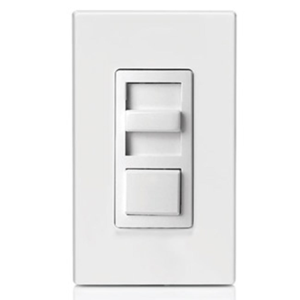 DIMMER UNIVERSAL LED 150W3 VIAS 120V. S/ PLACA C/CARATULAS BLANCO LEVITON IPL06-10Z