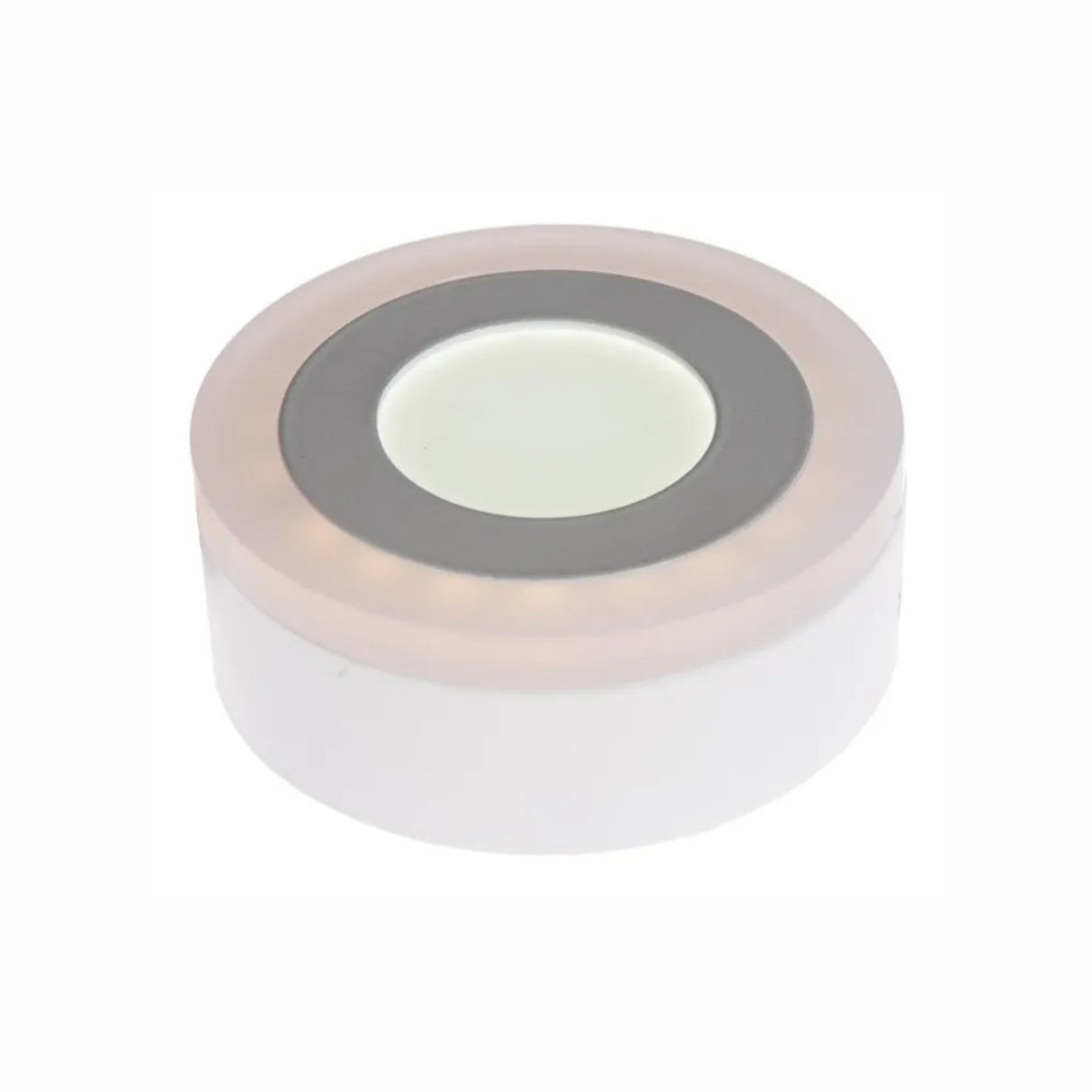 LUMINARIO FAT LED REDONDO 3+3W DOBLE COLOR 3200K J-3651-1