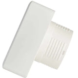 KIT DE 2 EXTRACTORES CUADRADOS SERIE 1000 ECONÓMICO, PARA DUCTO DE 4, COLOR BLANCO ESTEVEZ