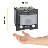 DETECTOR DE MOVIMIENTO POR RAYOS INFRARROJOS CONEXION A 2 HILOS 2 MOD 127V
