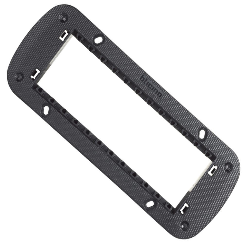 SOPORTE 6 MODULOS INCLUYE TORNILLOS DE 45 MM