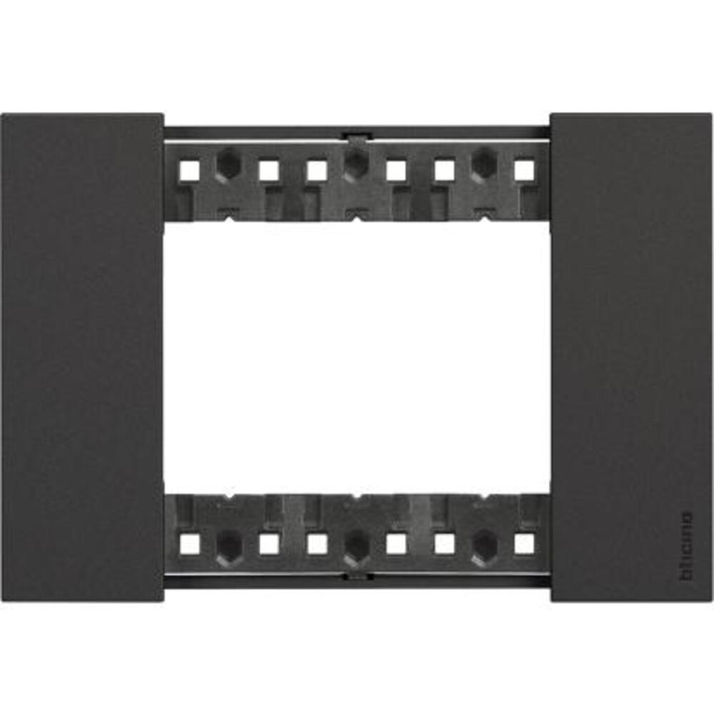 PLACA COLOR NEGRO 3 MODULO MCA LIVING NOW