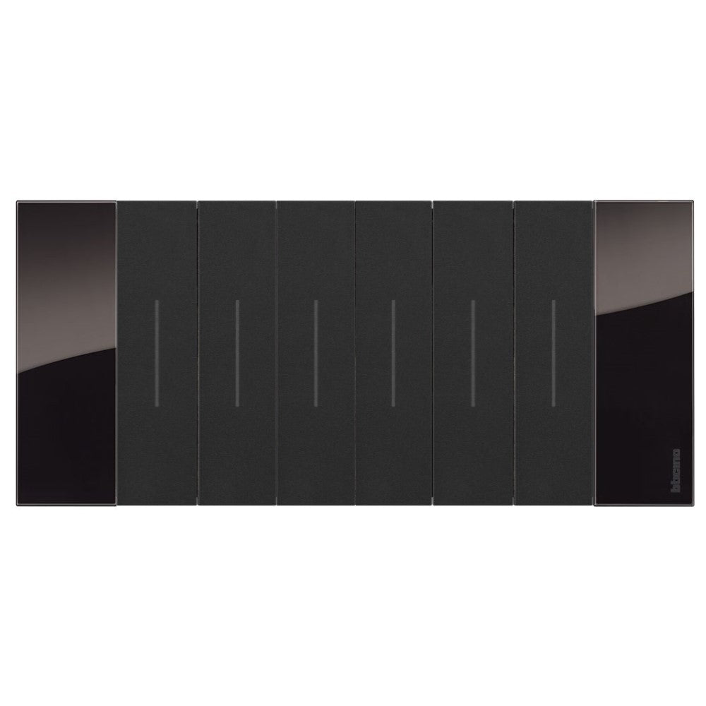 PLACA COLOR NOCHE 6 MOD. BTICINO