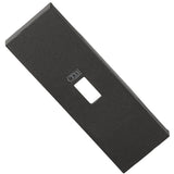 CUBRETECLA CARGADOR USB 1 MODULO COLOR NEGRO MCA LIVING NOW
