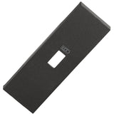 CUBRETECLA CARGADOR USB 1 MODULO COLOR NEGRO MCA LIVING NOW