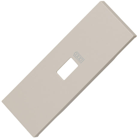 CUBRETECLA CARGADOR USB 1 MODULO COLOR ARENA MCA LIVING NOW