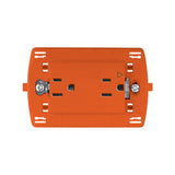 TOMACORRIENTE DUPLEX TIERRA AISLADA NARANJA 15A/127V. L4188IG
