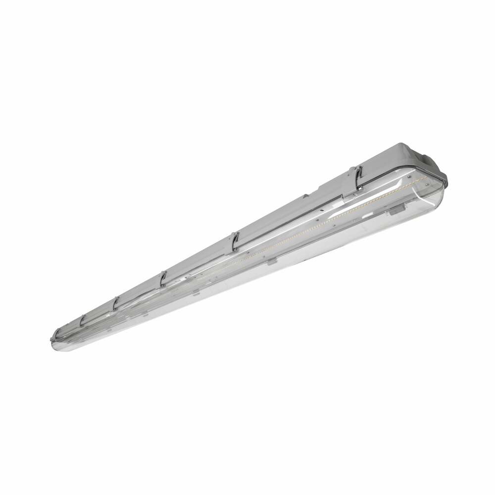 LUMINARIO SELLADO GAMMA 1800 100 100W/100-305V. TRANSPARENTE 6000K LUZ DE DIA ELECTROMAG