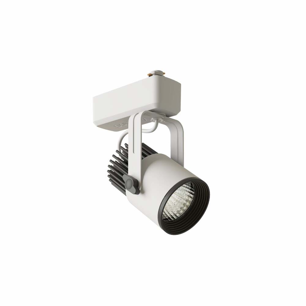 LUMINARIO LED RIEL 12W/100-305V. 45 C12-R BLANCO 4000K LUZ NEUTRA ELECTROMAG