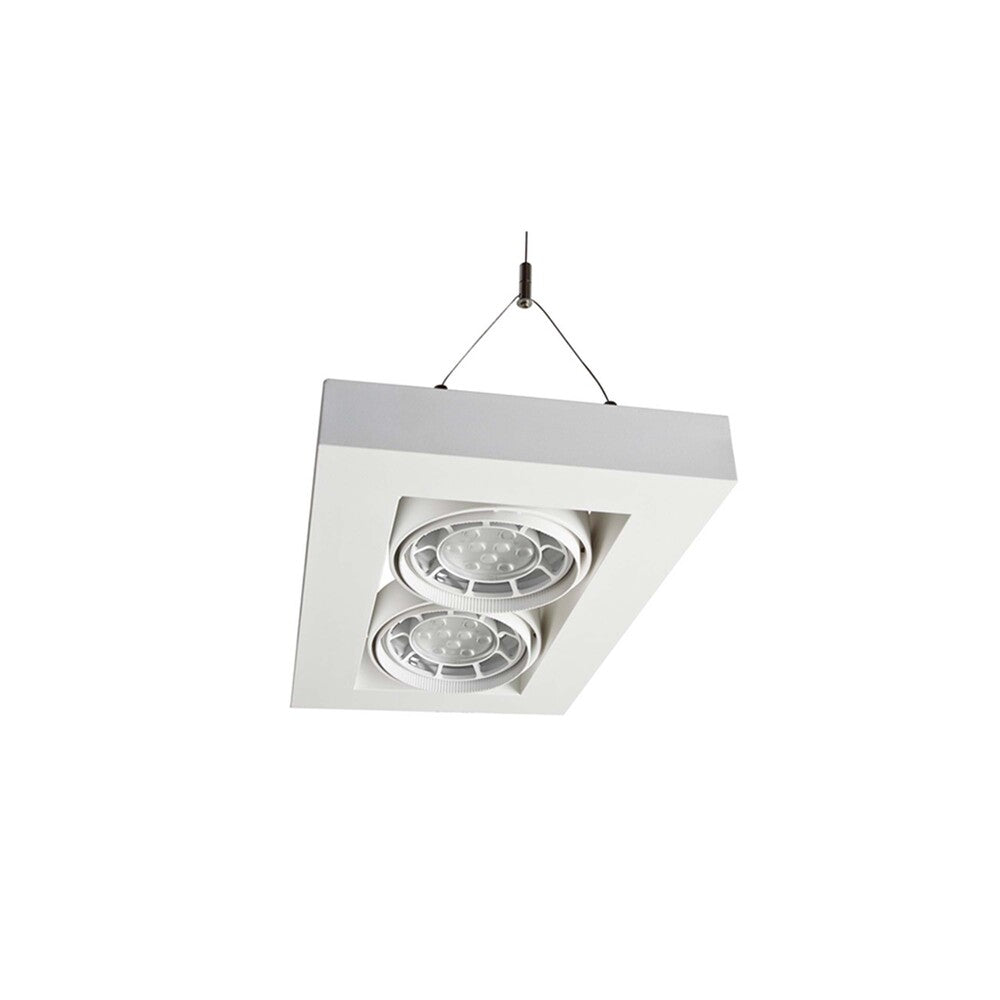 LUMINARIO ALPHA SUSPENDIDO II LED BLANCO *** NO INCLUYE LAMPARA *** ELECTROMAG