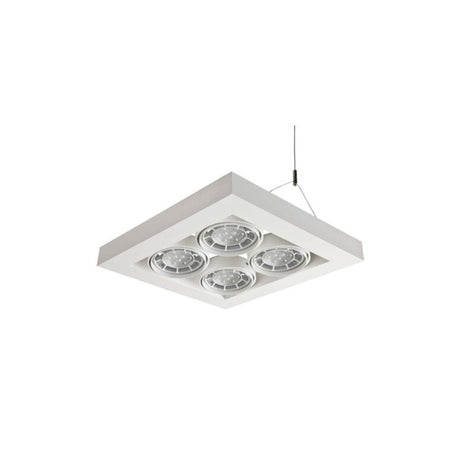 LUMINARIO ALPHA SUSPENDIDO IV LED BLANCO *** NO INCLUYE LAMPARA *** ELECTROMAG