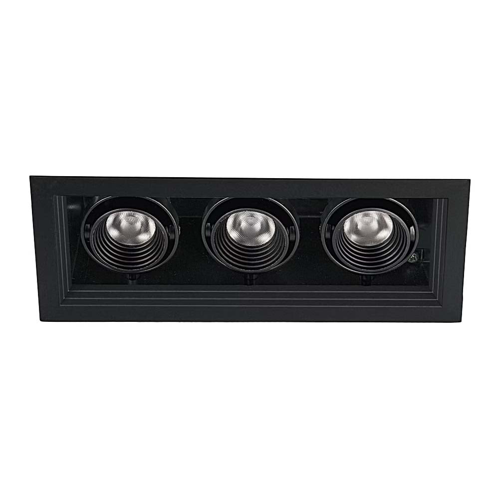 LUMINARIO LED DOWNLIGHT POINTS MICRO III 12W/100-140V. NEGRO 3000K LUZ CALIDA ELECTROMAG