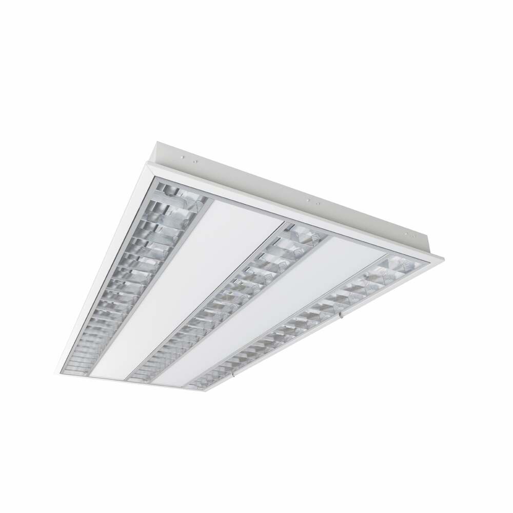 LUMINARIA KROMOS LED 60X120 T5 100-240V. BFP LUZ FRIA 4000K. BLANCO ELECTROMAG