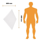 LUM TIPO GABINETE EMPOTRAR CUBIC SOFT LED 60X60 B 30W F 100-240V 4000K B MCA ELECTROMAG