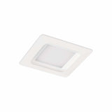 LUMINARIO LED DOWNLIGHT LUNA FLAT SQ 6 STD 6W/100-305V. BLANCO 3000K LUZ CALIDA ELECTROMAG