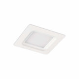 LUMINARIO LED DOWNLIGHT LUNA FLAT SQ 6 STD 6W/100-305V. BLANCO 3000K LUZ CALIDA ELECTROMAG